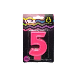 Vela Numérica Caramelo Party Is On