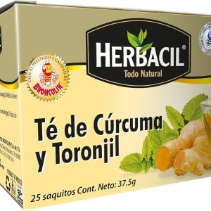 Té de Cúrcuma y Toronjil - Herbacil - 25 Piezas