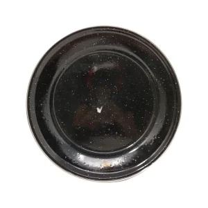 Plato extendido de peltre Negro 24 cm