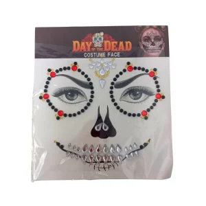 Calavera Diamante Grande para Cara - VM Fiesta