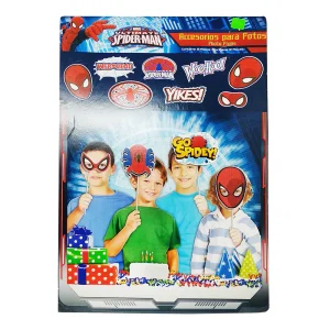 Spiderman Accesorios para Fotos 12 Pzas