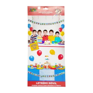 Super Mario Letrero Móvil 1 Pza.