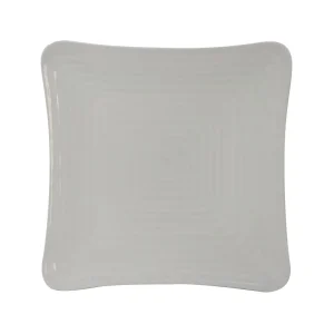 Plato square con relieve Távola de 23 cm