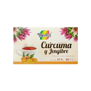 Cúrcuma y Jengibre - Therbal - 25 sobres