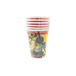 Tortugas Ninja Vasos 6 Pzas
