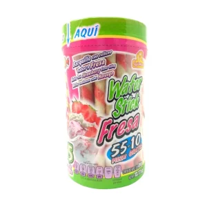 Wafer Stick Fresa - Las Delicias - 65 Piezas
