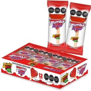 Paletas Zumba Rica Corazón - Zumba Pica - 12 Piezas