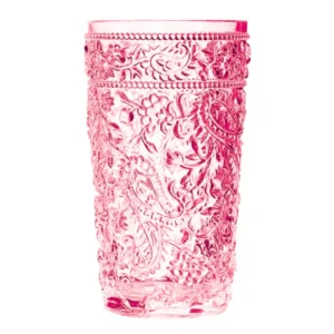 Vaso Acrílico Largo Paisley