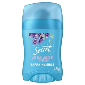 Barra Invisible Antitranspirante Secret Ph Balanced Lavender 45 g