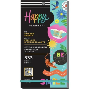 Happy Planner Joyful Expression 30 Sheet Sticker Value Pack