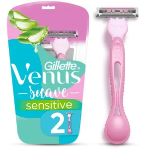 Máquina de afeitar para Mujer Gillette Venus Sensitive para Piel Sensible 2 uds