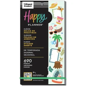 Happy Planner Seasonal Classic 30 Sheet Sticker Value Pack