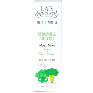 Lab Squeezed Spinach & Broccoli Moist More Vegan Face Serum 50 Ml
