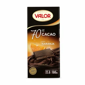 Valor Chocolate 70% Cacao Premium Naranja