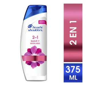 Head & Shoulders Suave Y Manejable 2 En 1 375Ml