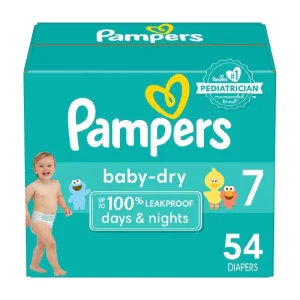 Pañales Pampers Baby Dry Talla 7, 54 unidades
