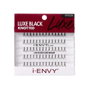 Kiss Pestañas Postiza Individual I-Envy Luxe Black Flare M