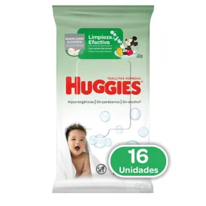Toallas Húmedas Huggies Limpieza Efectiva 16U